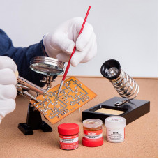 Набор К3 для пайки, «твердый флюс» (канифоль, флюс БУРА, паяльный жир) REXANT