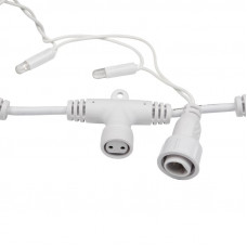 Гирлянда светодиодная Занавес 2х3м 600 LED СИНИЙ белый ПВХ IP65 эффект мерцания 230В  нужен блок 303-500-1 NEON-NIGHT