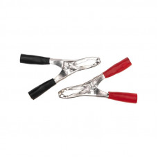 Зажим крокодил, длина 98мм, ток 50A, 2 шт., пакет БОПП REXANT