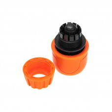 Коннектор для шланга, быстросъемный, 1/2', с аквастопом ЧЕТЫРЕ СЕЗОНА