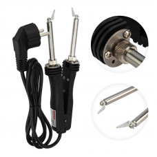 Паяльник-пинцет с керам. нагревателем, 48Вт, 220В, коробка REXANT