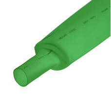 Трубка термоусаживаемая ТУТ нг 50,0/25,0мм, зеленая, упаковка 10 шт. по 1м REXANT