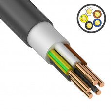 Кабель силовой медный ВВГнг(А)-LS 5x4 мм² 100 м, ГОСТ 31996-2012, ТУ 16.К71-310-2001