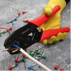 Кримпер HT-301E для обжима штыревых наконечников 0,5-4,0мм² PROconnect