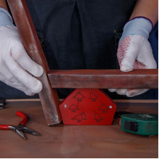 Магнитный угольник-держатель для сварки на 6 углов усилие 11,3 кг REXANT