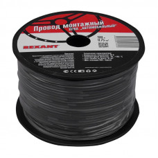 Провод ПГВА 1х0,50мм², черный, бухта 100м REXANT