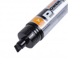 Маркер перманентный промышленный PER-2707, 7мм, черный, скошенный Line Plus