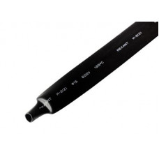 Трубка термоусаживаемая ТУТ нг 18,0/9,0мм, черная, упаковка 50 шт. по 1м REXANT