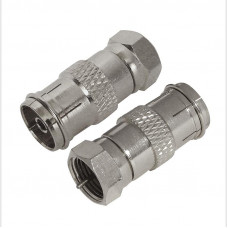 Переходник антенный, (гнездо TV - штекер F), 1 шт. REXANT