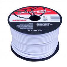 Провод ПГВА 1х2,50мм², белый, бухта 100м REXANT