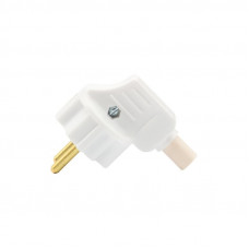 Вилка Евро угловая с з/к 16А REXANT