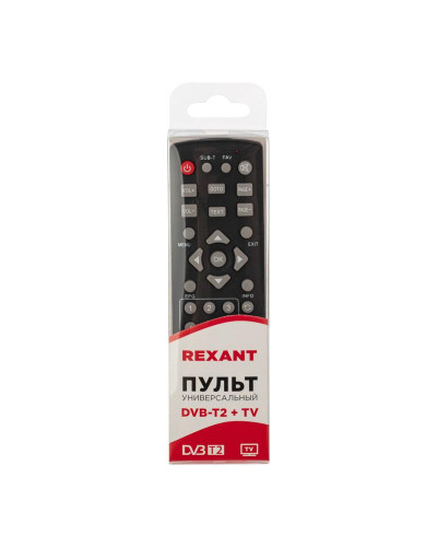 Пульт универсальный для приставки DVB-T2 REXANT