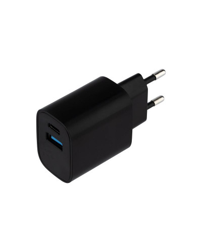 Сетевое зарядное устройство REXANT USB + Type-C, 5V, 2.4 A, черное