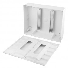 Бокс пластиковый ЩРН-П-24 IP41 белый (белая дверца) KRANZ