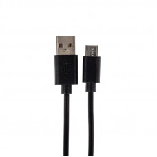 Кабель USB-A – Type-C, 1А, 1м, ПВХ, черный REXANT