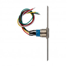 Кнопка «Выход» металлическая с синей подсветкой SB-60 врезного типа