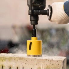 Коронка алмазная по бетону 72мм, L=90мм, М16, сегмент, SDS PLUS KRANZ