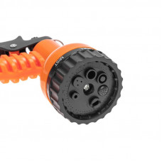 Набор поливочный, растягивающийся шланг 45 м, пистолет 7 режимов, соединитель ЧЕТЫРЕ СЕЗОНА