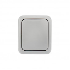 Переключатель проходной Mini OG IP54 о/у, серый KRANZ