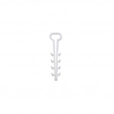 Дюбель-хомут 5-8мм, прямоугольный, белый (100 шт/уп) REXANT