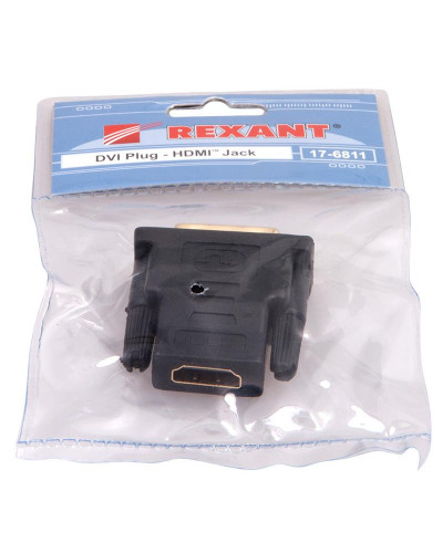 Переходник штекер DVI-I - гнездо HDMI REXANT
