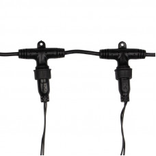 Гирлянда светодиодная Занавес 2х6м 768 LED ТЕПЛЫЙ БЕЛЫЙ черный ПВХ IP65 постоянное свечение 230В нужен блок 303-500 NEON-NIGHT