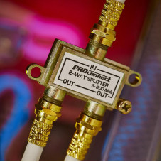 Делитель ТВх2 под F-разъем, 5-900МГц PROconnect