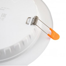 Панель светодиодная встраиваемая круглая 24Вт 230В 6500К 1920Лм 220мм белая IP20 LAMPER