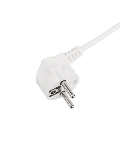Удлинитель 3 гнезда, 5м, 3х0,75мм², с/з, с кнопкой, белый PROconnect