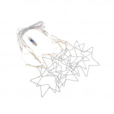 Гирлянда Светодиодный занавес из росы с фигурами Звезд ТЕПЛЫЙ БЕЛЫЙ IP20 USB + пульт управления NEON-NIGHT