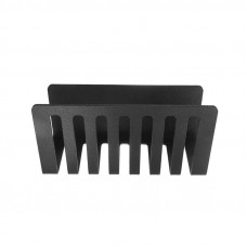 Держатель для хранения губки и кухонной утвари, монтаж без сверления, черный REXANT