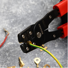 Кримпер HT-202A для обжима неизолированных клемм 0,35-6,0мм² REXANT