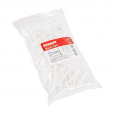 Дюбель-хомут 6-12мм, прямоугольный, белый (100 шт/уп) REXANT