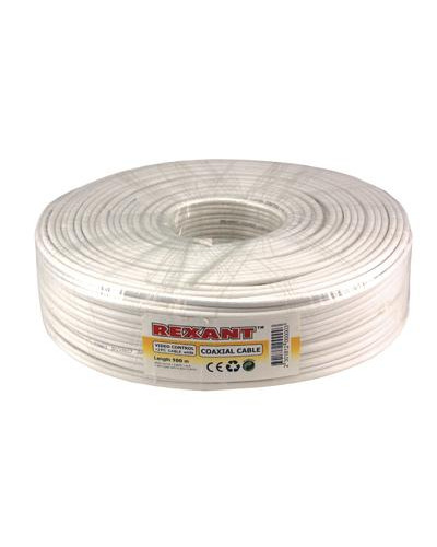 Кабель КВК-П-2+2x0,75 мм², +ТРОС (Cu/Cu) черный, 305 м, REXANT
