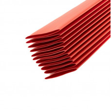 Трубка термоусаживаемая ТУТ нг 20,0/10,0мм, красная, упаковка 10 шт. по 1м REXANT