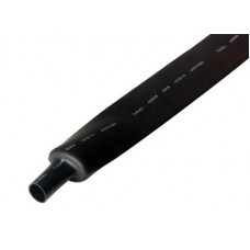 Трубка термоусаживаемая ТУТ нг 25,0/12,5мм, черная, упаковка 10 шт. по 1м REXANT