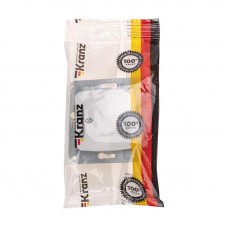 DEA Выключатель (переключатель) 1кл прох. (инд) с/у 10А мех. белый KRANZ