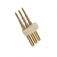 Установочный набор для дюралайта 3W диаметр 13мм (блок питания ПВХ с диодным мостом и вилкой, заглушка, игла, термоусадка) до 100м