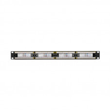 Панель коммутационная 19' PRO, 1U, 24 порта, UTP, RJ-45, CAT 6 REXANT