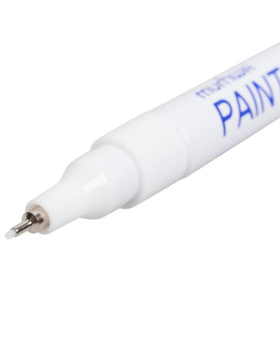 Маркер-краска Extra Fine Paint Marker 1мм, нитрооснова, белый MunHwa