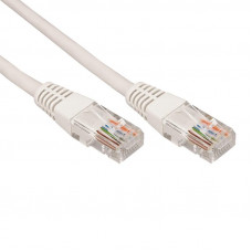 Шнур коммутационный, патч-корд U/UTP RJ45-RJ45, CAT 5e, PVC, серый, 25м REXANT