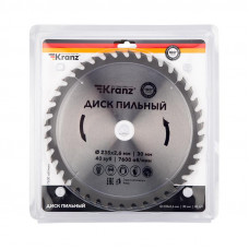 Диск пильный 235 мм х 40 зуб х 30 мм KRANZ