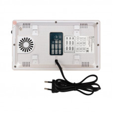 Цветной монитор видеодомофона 7' формата AHD(1080P), с детектором движения, функцией фото- и  видеозаписи. Цвет белый  (модель AC-434)