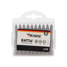 Бита PZ1х50 мм для шуруповерта (упак. 10 шт.) Kranz