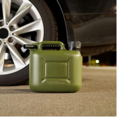 Канистра для ГСМ и технических жидкостей, вертикальная, 5л, пластиковая, усиленная REXANT