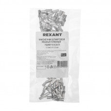 Наконечник штифтовой медный луженый НШМЛ 10-5,5х13 (10мм² - Ø5,5мм) (в упак. 50 шт.) REXANT