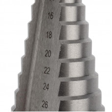 Сверло по металлу ступенчатое 4,0-32,0мм, 102мм, 62 HRC KRANZ