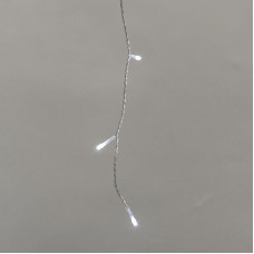 Гирлянда светодиодная Айсикл (бахрома) 10х0,6м, с эффектом мерцания, прозрачный провод, IP44, 230В, диоды БЕЛЫЕ, 238LED NEON-NIGHT