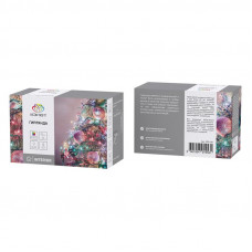 Гирлянда Твинкл Лайт 4 м, темно-зеленый ПВХ, 25 LED, цвет мультиколор