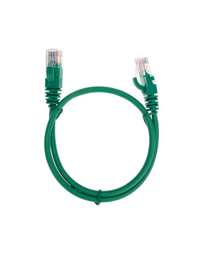 Патч-корд U/UTP, CAT 5e, RJ45-RJ45, 26AWG, LSZH, зеленый, 0,5м REXANT